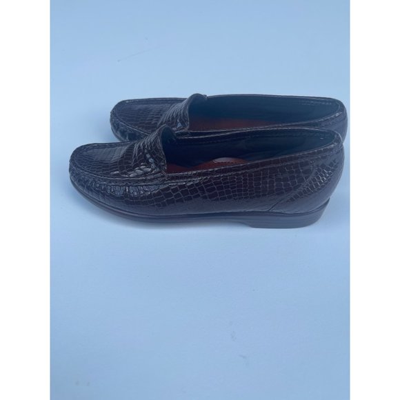 SAS Women's Simplify everyday Slip On Loafer Brown supple leather size 8m pre-ow - Picture 10 of 16